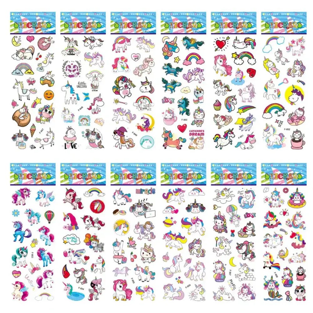 5 Sheets Kids Stickers Puffy Stickers for Children Birthday Christmas New Year Gift for Girl Boy Scrapbooking Cartoon