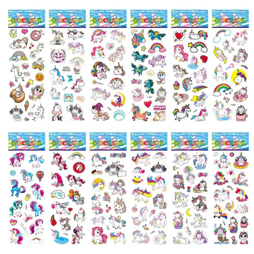 5 Sheets Kids Stickers Puffy Stickers for Children Birthday Christmas New Year Gift for Girl Boy Scrapbooking Cartoon