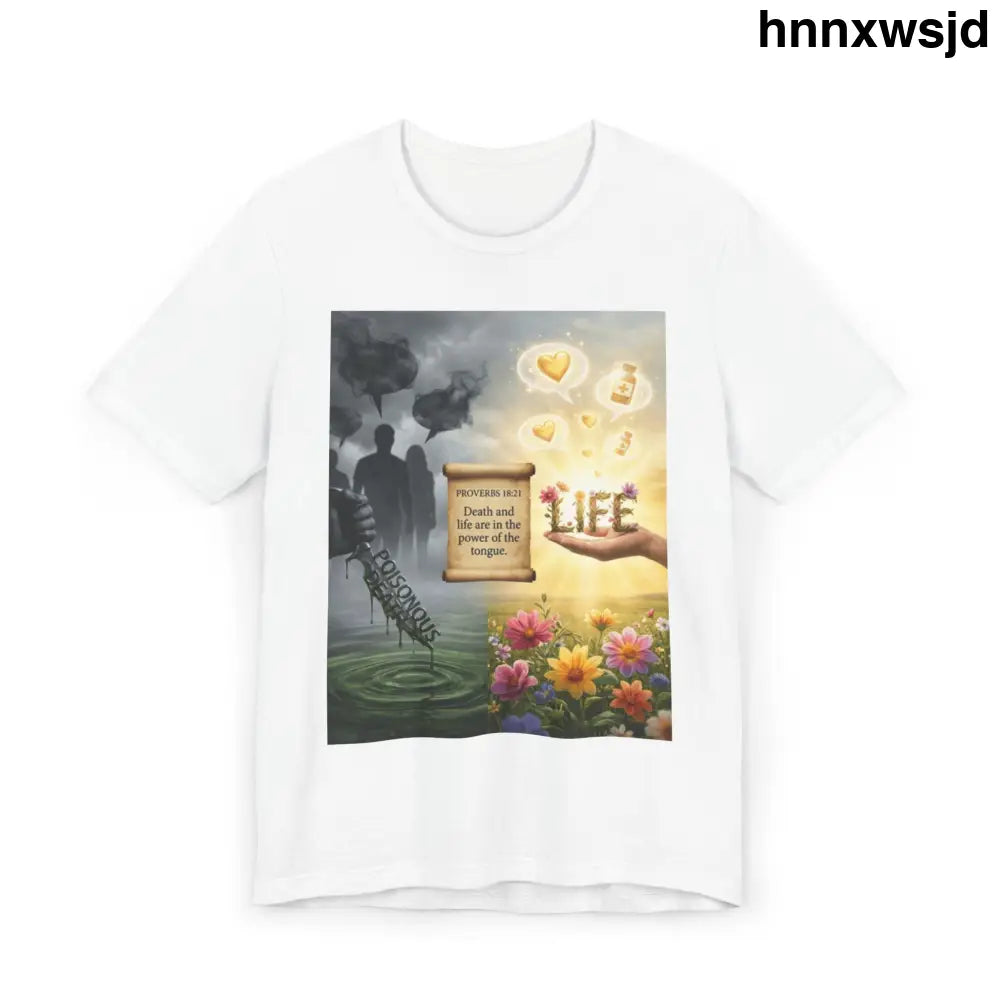 Inspirational Life Quote T-Shirt - White / S - T-Shirt