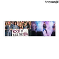 Rock It Like the 80s Bumper Sticker, Retro Concert Band Decal - 11’’ × 3’’ / Rectangle / White - Stickers